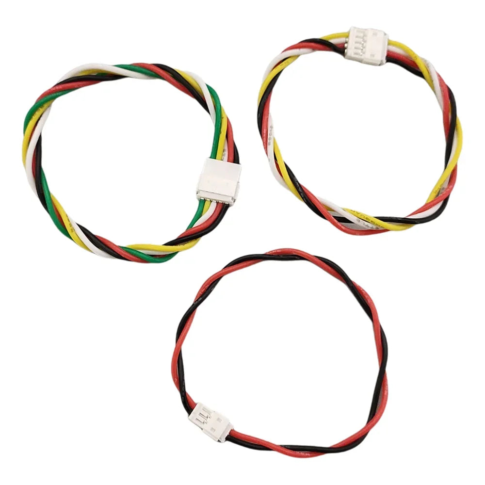 JST ZH 1.5mm Pitch Extension Cable Male Female Connector 2/3/4/5/6 Pin Housing Adapter with 28AWG Pre-Crimped Silicone Wire 15cm