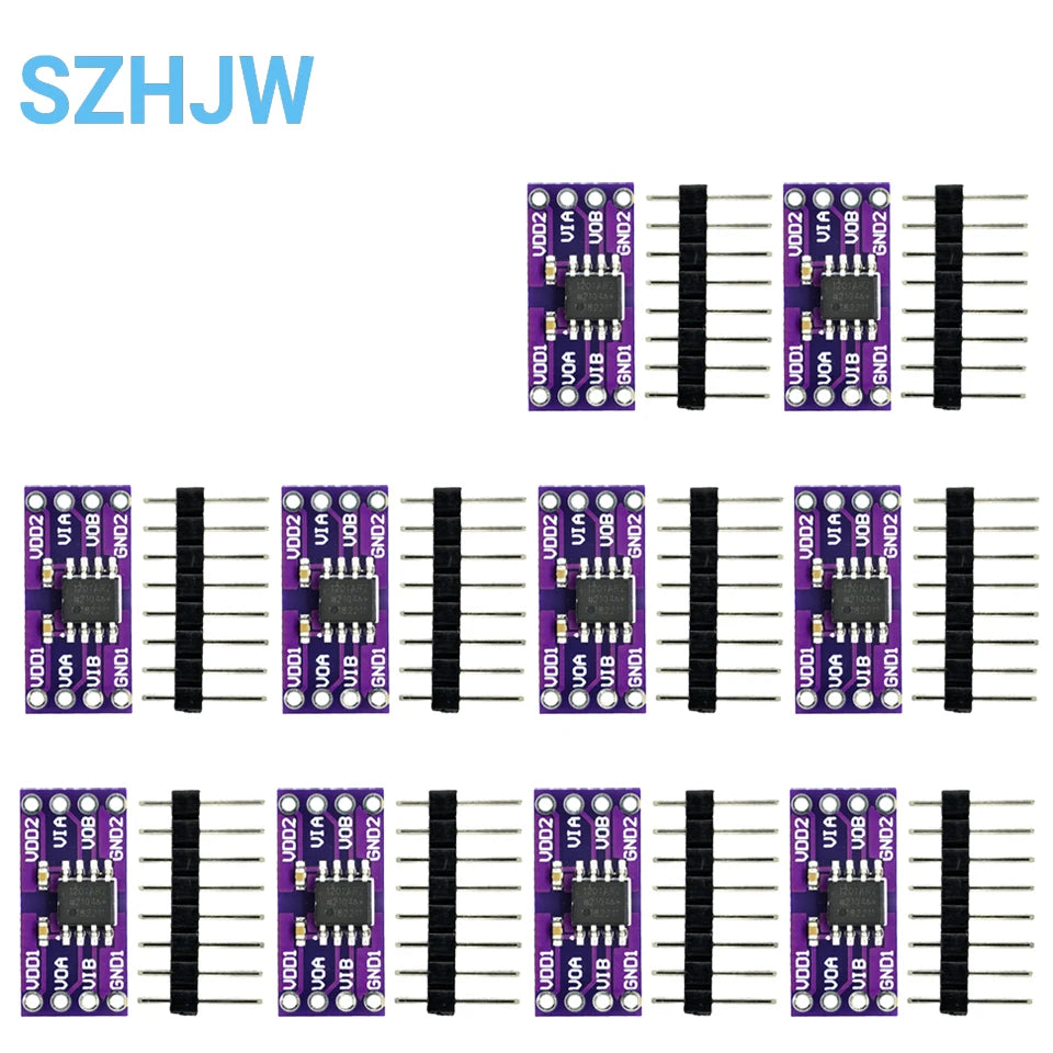 1-10PCS Magnetic Isolator Board Module Replace Optocouplers ADUM1201 Isolator ADUM1201ARZ SOIC SPI Interface