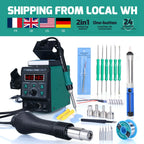YIHUA 8786D Soldering Iron Hot Air Soldering Station DIY Digital Rework Station Phone Repair BGA SMD Solder Tool Welding Station