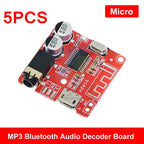1/5PCS GREATZT DIY Bluetooth Audio Receiver Board Bluetooth 5.0 MP3 Car Audio Board Stereo Music Module 3.7-5V