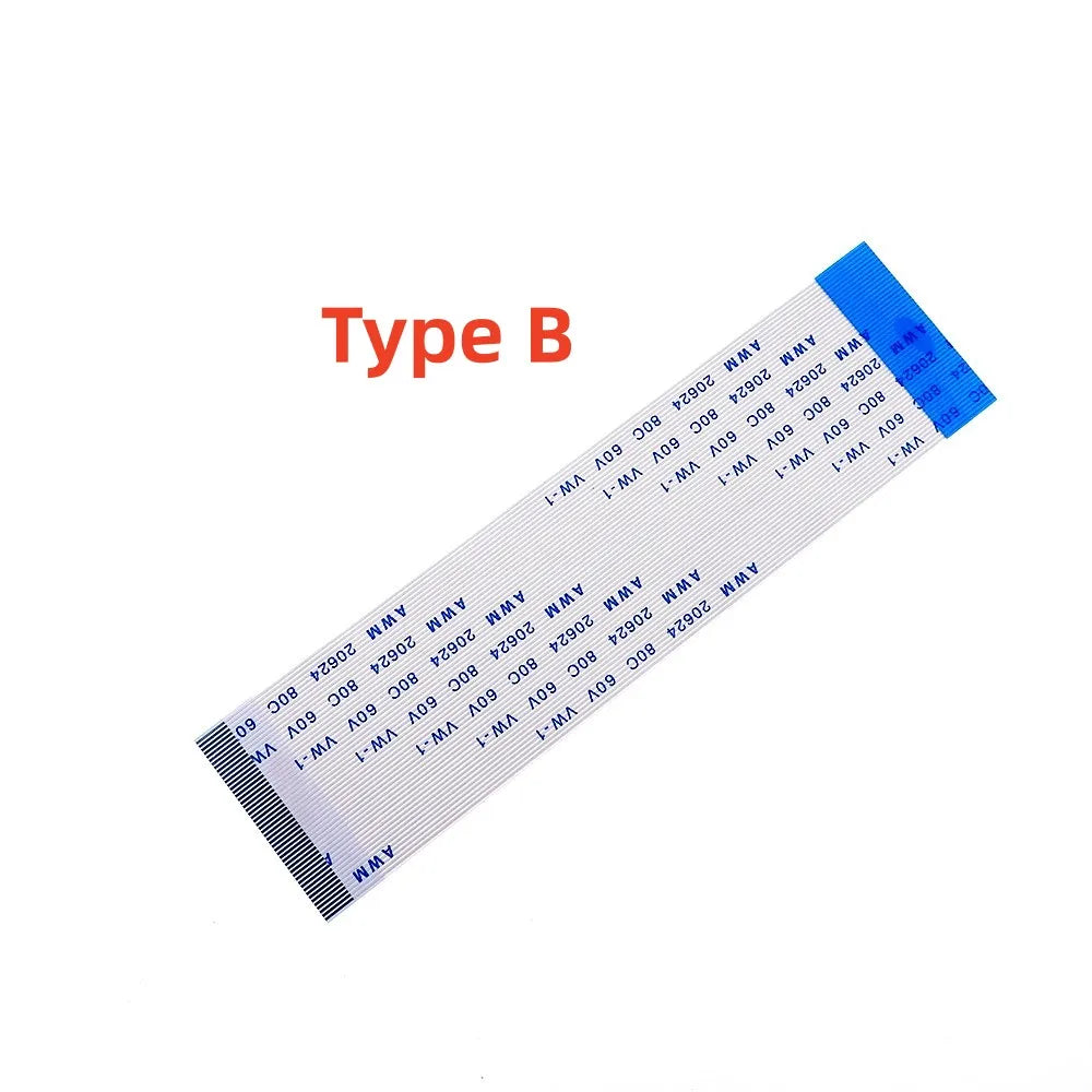2 Sets FFC FPC Cable 4 6 8 10 12 15 16 20 24 30 34 40 50 60 Pin 0.5mm Pitch to 2.54 mm DIP PCB Adapter Same Reverse Contact Side