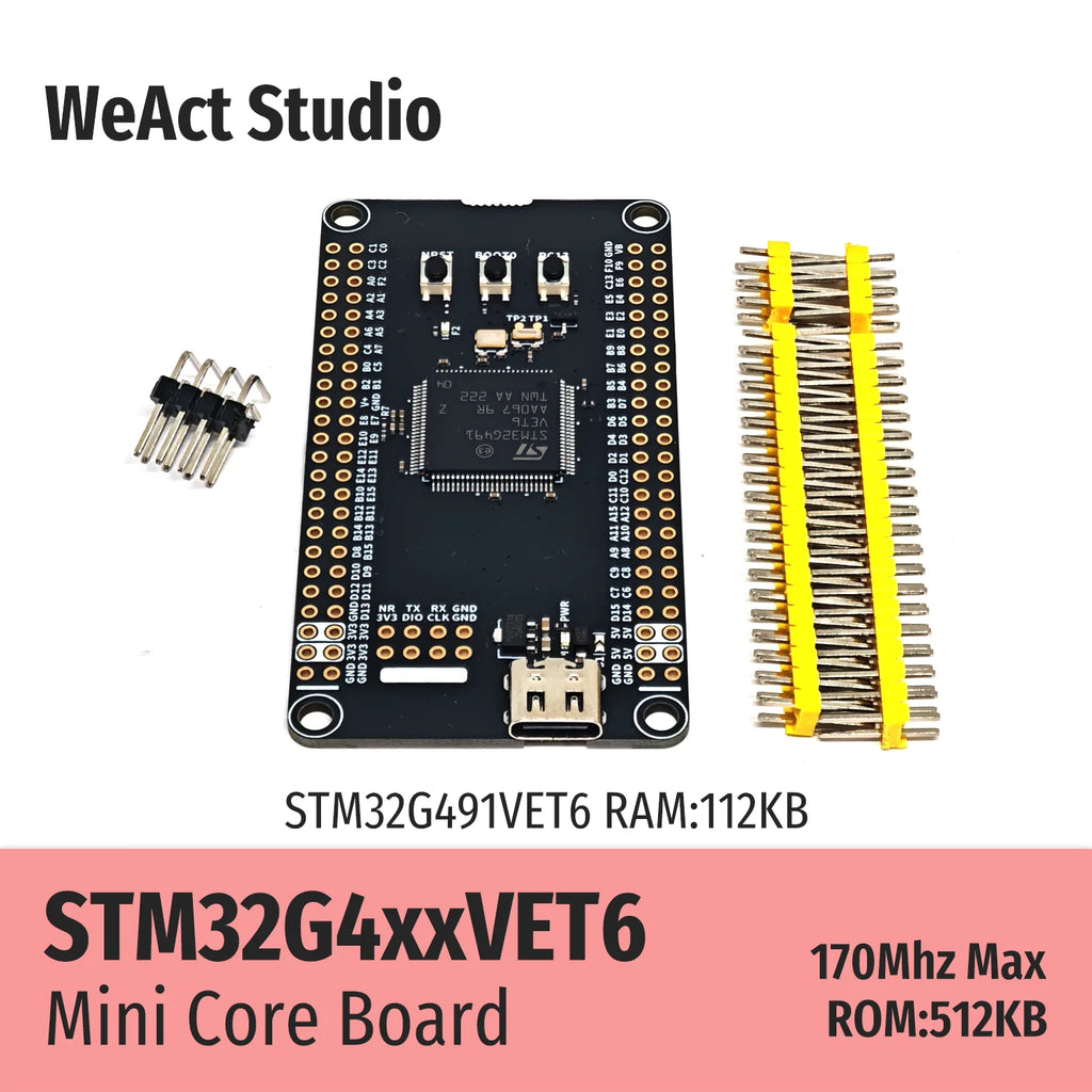 WeAct STM32G473VET6 STM32 STM32G491VET6 STM32G473 G491 Mini Core Board 170MHz 112KB/128KB RAM 512KB ROM MCU Development Board