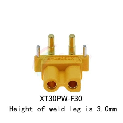 Amass XT30PW Female Or Male PCB Board Plug Banana XT30 Connector XT30PW-M or XT30PW-F or XT30U-F