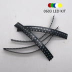 100PCS/LOT SMD LED Kit 1206 1210 5050 5730 0805 0603 3528 2835 0402 Red/Green/Blue/White/Yellow led diode set 5Colors Each 20PCS