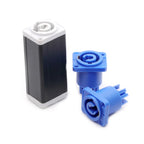 4PCS  LED Powercon AC Coupler Adapter Extender Connector High Quality Speakon Panel Mount Straight Adapter