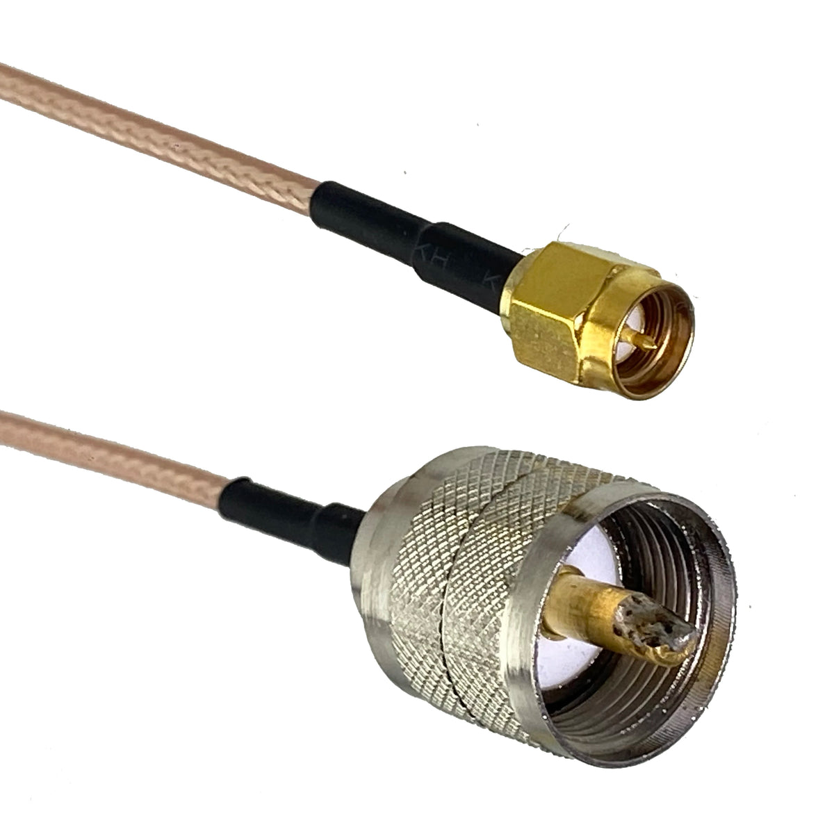 RG316 RG58 UHF PL259 SO239 to SMA Male Plug & Female Jack Straight Connector RF Jumper pigtail Cable 6inch~20M