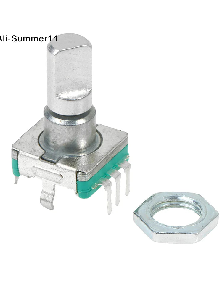【Yb1】【Av1】【HMA73】1Pc 2026 New EC11 Thin Rotary Encoder with Switch 30 Positioning 15 Pulse 15mm Half-axis