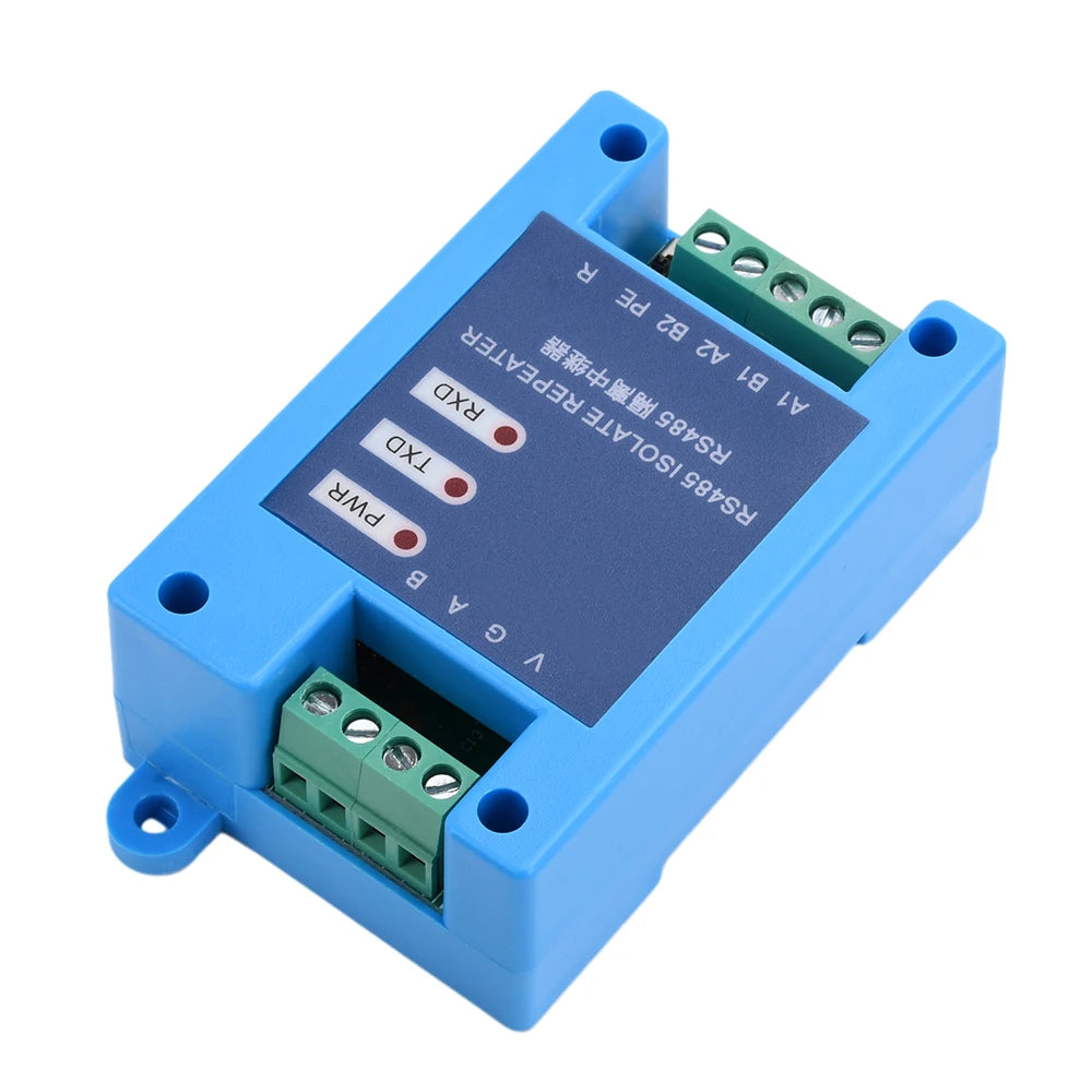 DC 12-36V RS485 Isolation Repeater Hub 2-port Communication Isolation Module Signal Amplifier Supports Din35mm Guide Rails