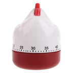 M4YC Cute Hen Shape Kitchen Cooking Timer Mechanical Countdown Clock Alarm Reminder Tool Home Decor