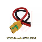 XT90/XT90S Male to Female Adapter for Car Lipo Battery Large Current Model Aircraft Plug with Resistance to Prevent Sparking