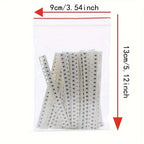 660PCS SMD Resistor 0603 0805 1206 1% Resistance Assorted Kit 1 Ohm - 1M Ohm Chip Resistors