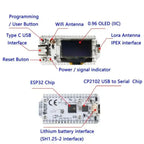 1 Set Heltec LoRa32 V3 Node Development Board LoRa 32 SX1262 ESP32-S3 Wifi BLE with 5DBi SMA Male Antenna for Meshtastic