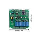 ESP8266 Wi-Fi 4-Channel Relay Module, ESP-12F Development Board, AC/DC Power Supply Module