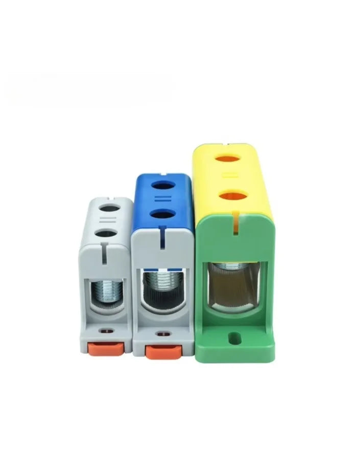 Aluminum Distribution Block Din Rail Mounting WKL 50/95/150/240 mm² Cable Power Connector Terminal Block Box
