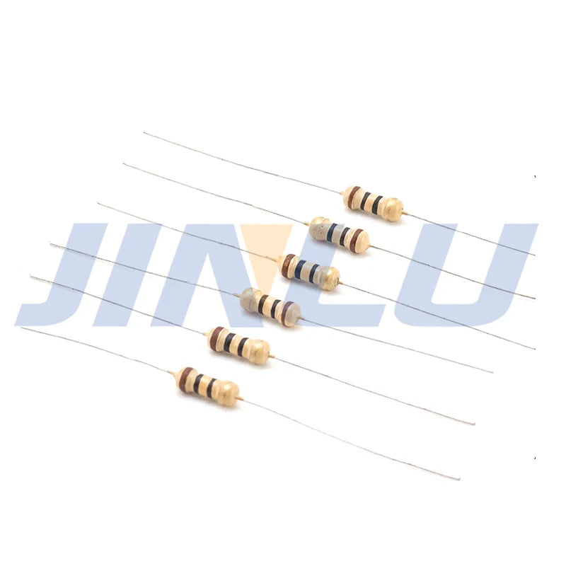 100pcs 1/4W Carbon Film Resistors 5% 3R 3.3R 3.6R 30R 33R 36R 300R 330R 360R 0.25W 3.3 3.6 30 33 36 300 330 360 Ohm R K M 0R-10M