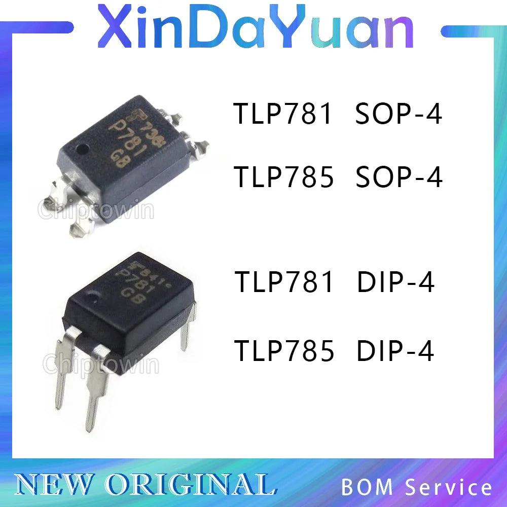 10pcs/100pcs TLP781 TLP785 TLP781GB TLP785-GB  DIP-4 SOP-4 P785 P781 Optocoupler DC-IN 1-CH Transistor DC-OUT 4-Pin PDIP