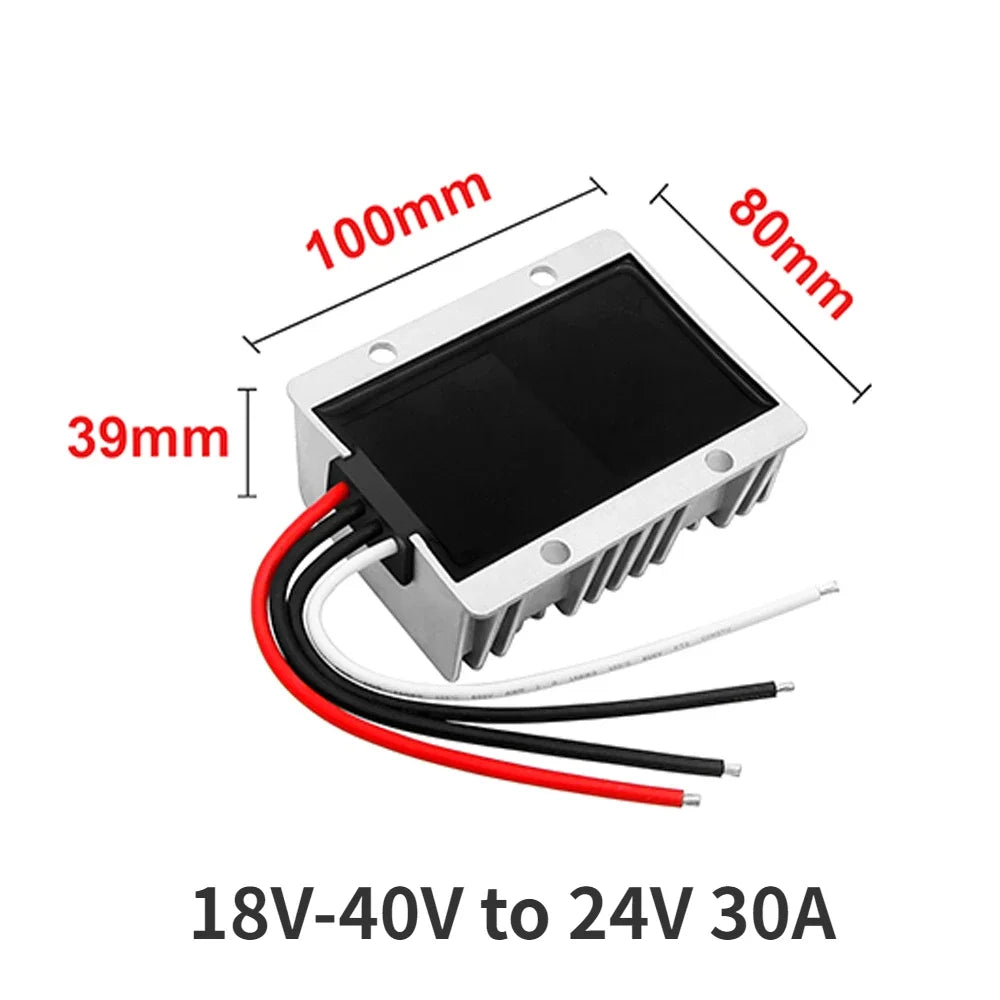 9-40V 12V 24V 36V to 24V 2A-30A Step-up/down DC Power Converter Car Voltage Stabilizer Boost Buck Module Solar Regulator