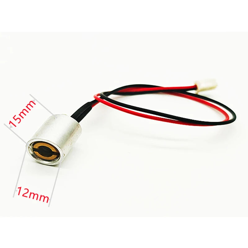 12mm*15mm 650nm 100mW Laser Diode Module 658nm 660nm Red Dot Light without Driver