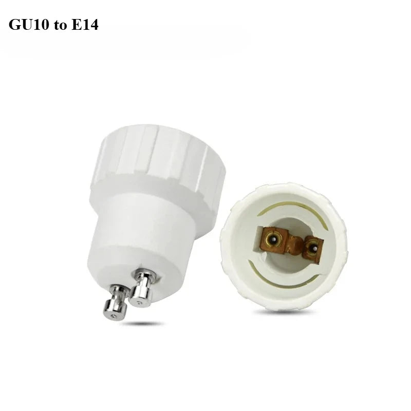 4PCS E27 E14 GU10 G9 E12 B22 Fireproof LED CFL Lamp Holder Converter Light Socket Bulb Base Spliter Extension Adapter