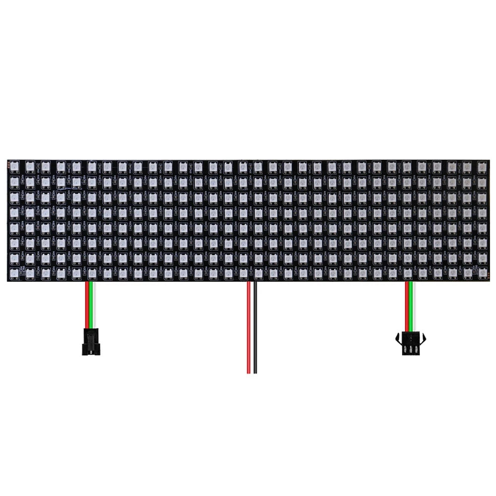 1~2PCS WS2812B 8X8 16X16 8X32 LED Pixel Panel Flexible Matrix Screen WS2812 RGB Led Module Individually Addressable IC DC5V