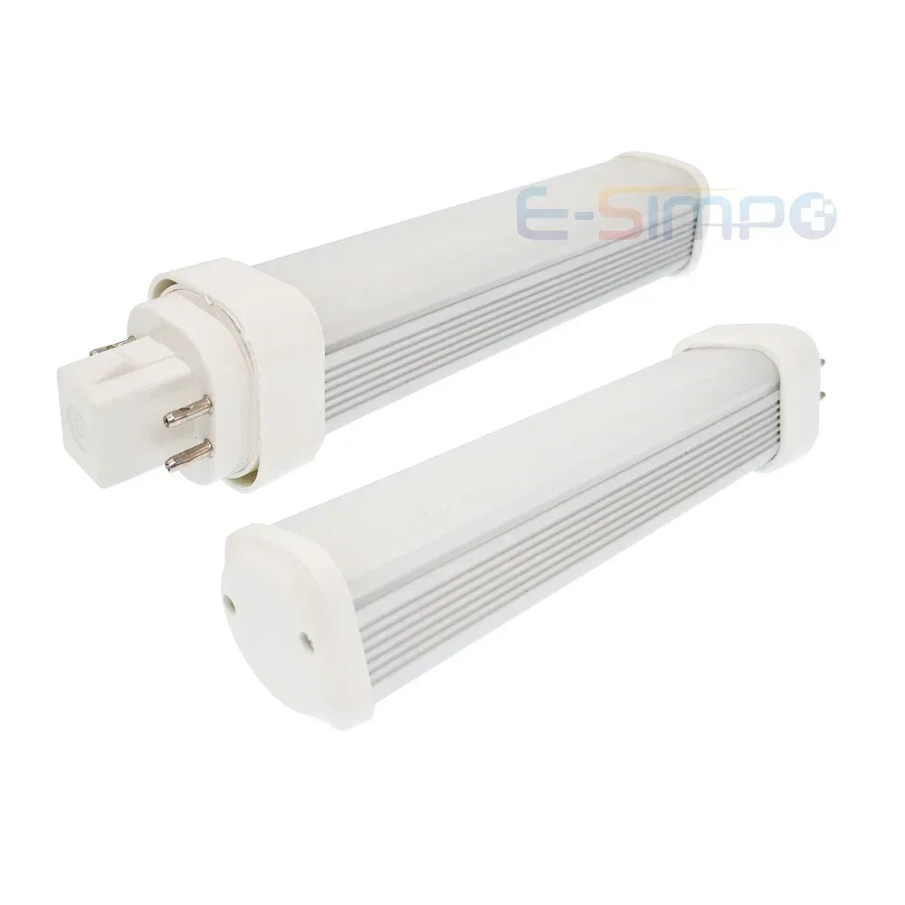 7W G24 LED PL Horizontal Lamp 5.7" 4p G24q 2P G24d PL-C 13W CFL PLC Sideview Replacement Office Plug Retrofit Ceiling Downlight