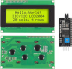 2PCS IIC I2C TWI Serial LCD 2004 20x4 Blue Backlight Module with I2C Interface Adapter Compatible with Raspberry Pi