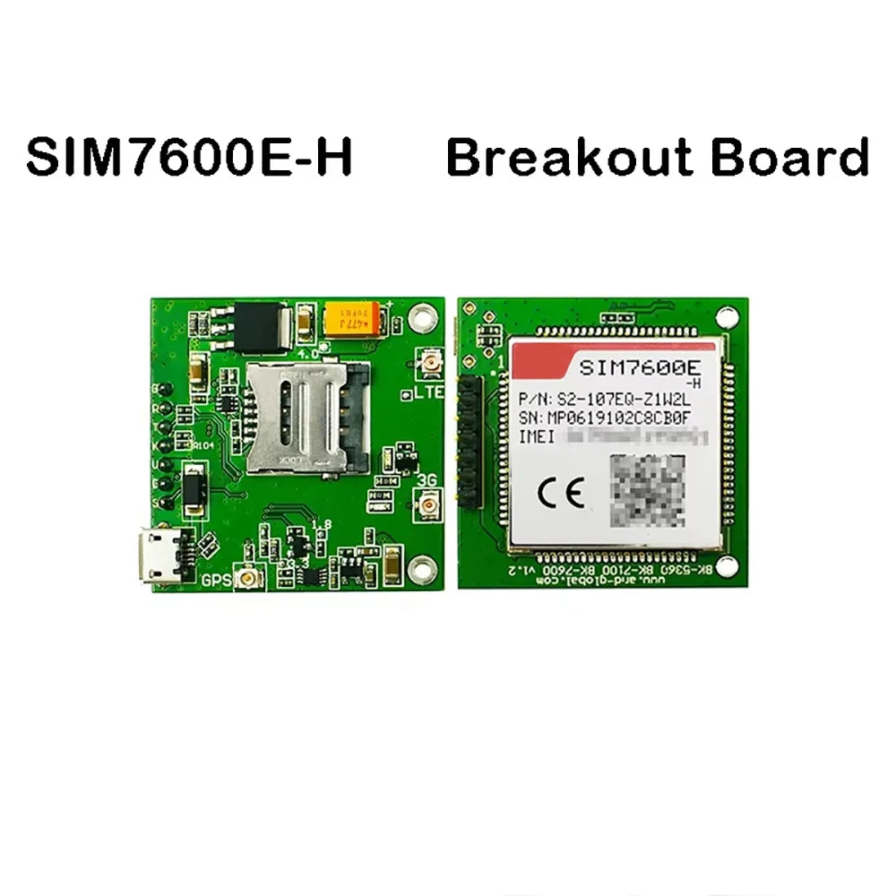 SIM7600E-H LTE Cat4 Module Breakout Board Low Cost SIM7600E Core Board LTE-FDD B1 B3 B7 B8 B20