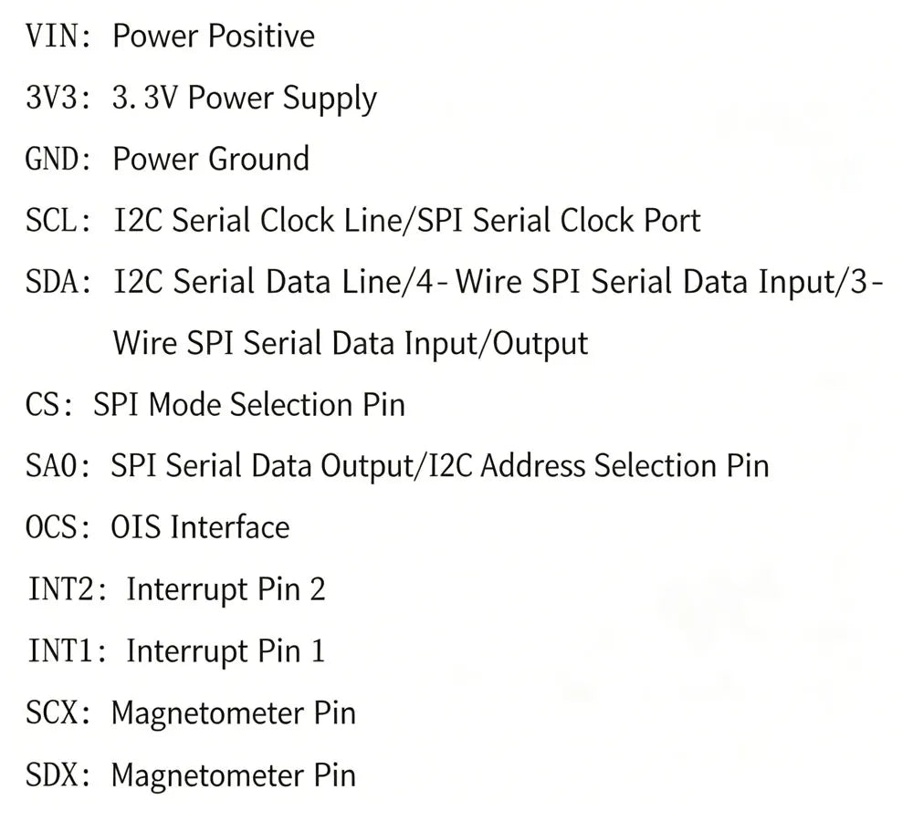 1-5pcs GY-BMI160 Module 6DOF 6-axis Angular Velocity Gyroscope+Gravity Acceleration Sensor Board IICSPI