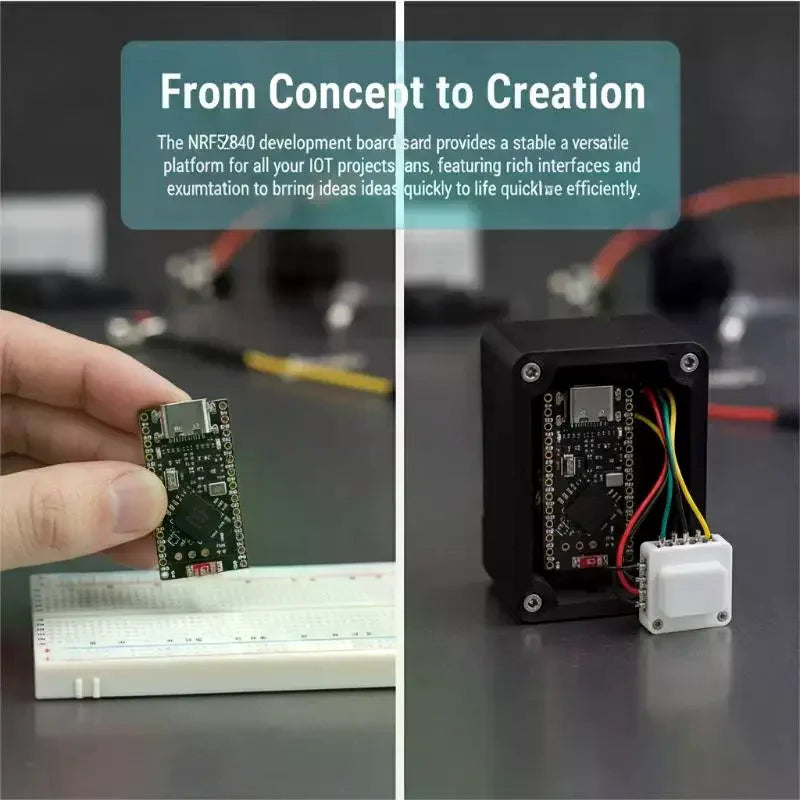 1 Set Nice!Nano V2.0 Compatible Pro Micro Development Module Bluetooth NRF52840 Board With Integrated Charging Management