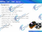 MG945 MG946R MG995 MG996R Metal Gear Servmotor High Speed Analog Servo Motor for Model Airplane RC Car Boat Arduino Robot