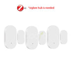 Tuya Zigbee 3.0 Smart Door Sensor Magnetic Window Entry Security Alarm for Z2M Smart Life Alexa Google Home for Home Security