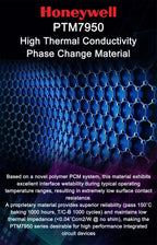 Honeywell PTM7950 Phase Change Pad 8.5W/mk Thermal Grease Material Laptop/CPU/GPU Heatsink Cooling Thermal Conductive Paste Pad