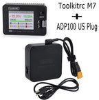ToolkitRC M7 200W 10A Balance Charger Discharger With Voltage Servo Checker ESC Tester 1-6S Lipo Battery Charger