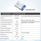 CC2530 ZigBee 2.4GHz SPI Wireless Module 4dBm COJXU E18-MS1-PCB PCB Antenna Data Zigbee Wireless Transmitter Receiver Module