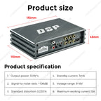 MEKEDE&NAVIFLY 4*50W Car DSP Amplifier Intelligent Car Audio System Universal Car Radio Digital Audio Processor Stereo Amplifier