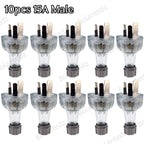 Bolantez 1pcs SAA Rewirable Plug Socket Australian Female Socket 3 Prong Electrical Socket Grounded Rewire Socket DIY Assembled