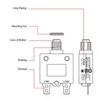 5PCS KUOYUH 98 Series Mini Circuit Breaker Overload Protector Switch 3A 4A 5A 6A 7A 10A 15A 20A 25A 30A 32A 35A 40A 50A