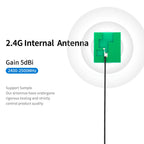 2.4G PCB Antenna High Quality 3DBI Built-in Omnidirectional Antennae High Gain for WiFi with 12cm RG113 Wire