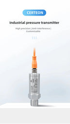 Pressure Transmitter 4-20mA Industrial Sensor M12 Connector IP67 Hydraulic Oil Air Monitoring