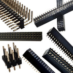 5pcs 2.0mm 3*40P Triple Row Straight 90D Right Angle R/A Breakaway Rohs Gold PCB Male Female Pin Header Connector 3x40pin