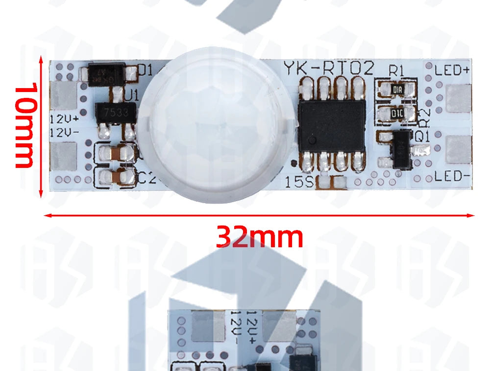 Touch Switch Capacitive Module 5V-24V 3A LED Dimming Control Lamps Active Components Short Distance Scan Sweep Hand Sensor Touc