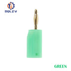 2MM Stackable Banana Plug Gold Plated Copper Mini Connector with 2mm Socket Jack Welded/soldered 30V/10A