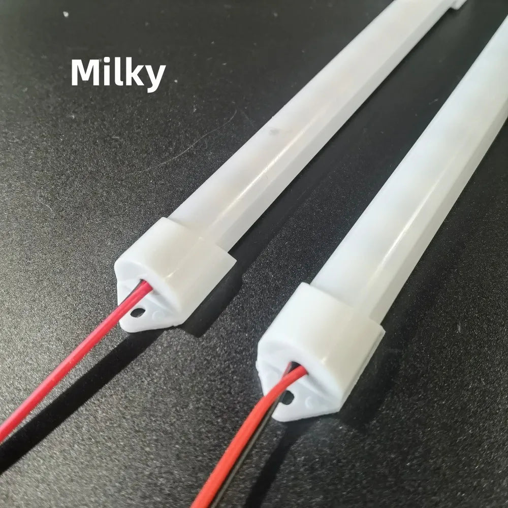 Factory Wholesale DC12V 10cm 20cm 50cm SMD 5730 5630 LED Hard Rigid Strip Bar Light Aluminium Shell +PC Cover LED Bar Light