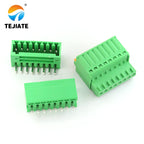 1Pairs 15EDG 2.54 mm KF2EDG PCB Screw Terminal Block Connector Right Angle/ Straight Needle Plug Pin Header Socket 2-12 Pin
