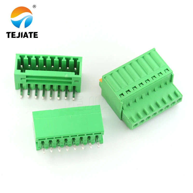 1Pairs 15EDG 2.54 mm KF2EDG PCB Screw Terminal Block Connector Right Angle/ Straight Needle Plug Pin Header Socket 2-12 Pin