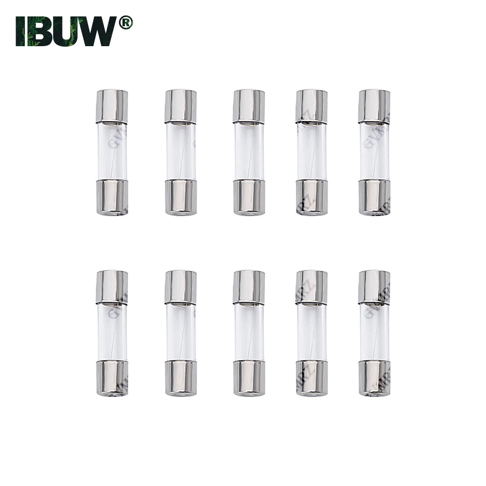100pcs 5x20mm Quick Blow Glass Tube Fuse Assorted Kit Amp 0.25A 0.5A 1A 2A 3A 5A 8A 10A 15A 20A 250V with Storage Box