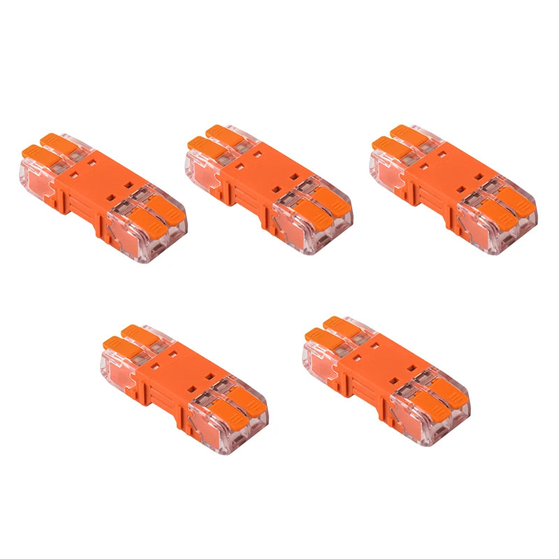 5Pcs Quick Lever Splicing Wire Connectors 2/3/4 Pins CMK642  Compact Plugable Male Female Terminals Universal Blocks