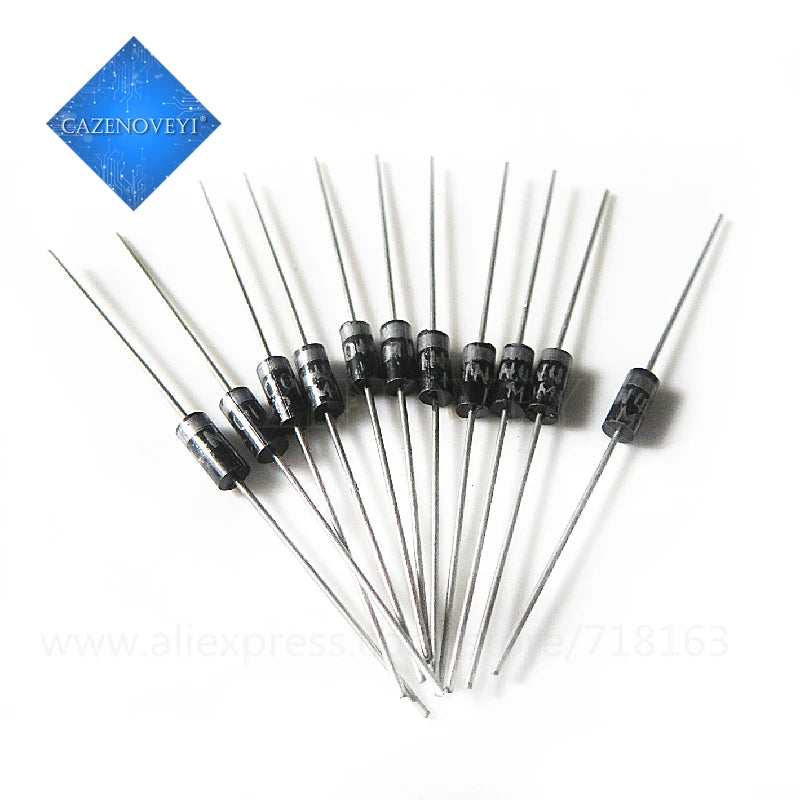 50PCS 1N5817 1N5819 1N5399 1N4937 1N4004 Schottky Rectifier Diode 1N4001 1N4007 UF4007 HER107 FR207 FR157 FR107 RL207 DO-41