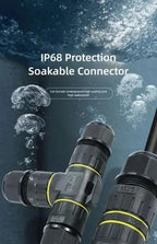 IP68 Waterproof Electrical Wire Connector I T Type Solderless Street Lights Quick Cable Wiring Outdoor Rainproof Terminal Blocks