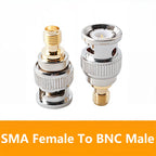 5pcs BNC to SMA Connectors SMA BNC Adapter Male to Female for Antenna/Extension Cable SMA to BNC RF Connector
